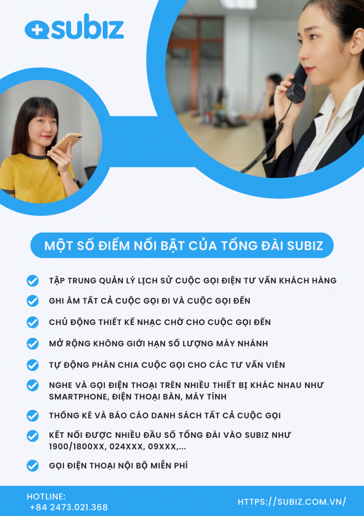 Tổng đài Subiz kết nối đang dạng thiết bị