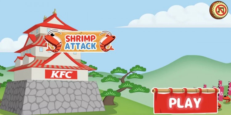 Mini game “Shrimp Attack” giúp KFC bán hết Tôm Puri Ebi nhanh chóng