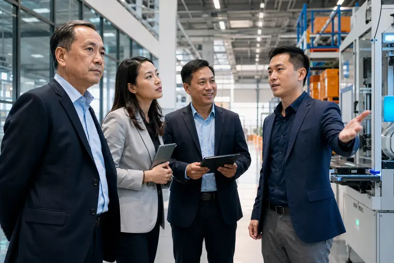 Học tập tham quan China về sản xuất và chuỗi cung ứng