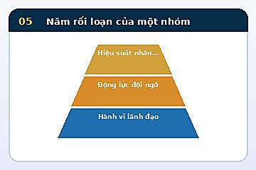 Minh họa cấu trúc Mô hình Năm rối loạn của một nhóm