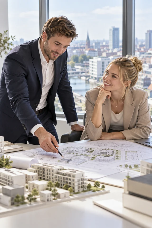 Nhân sự châu Âu tại nơi làm việc trong lĩnh vực Kinh doanh Bất động sản — Lộ trình đào tạo theo cấp bậc