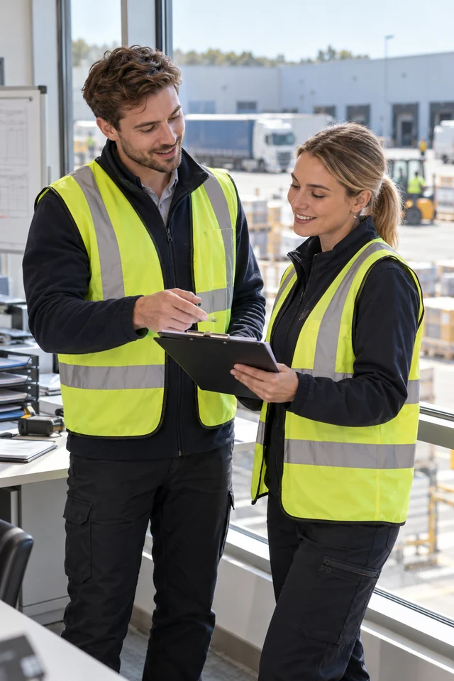 Nhân sự châu Âu tại nơi làm việc trong lĩnh vực Vận tải & Logistics — Lộ trình đào tạo theo cấp bậc